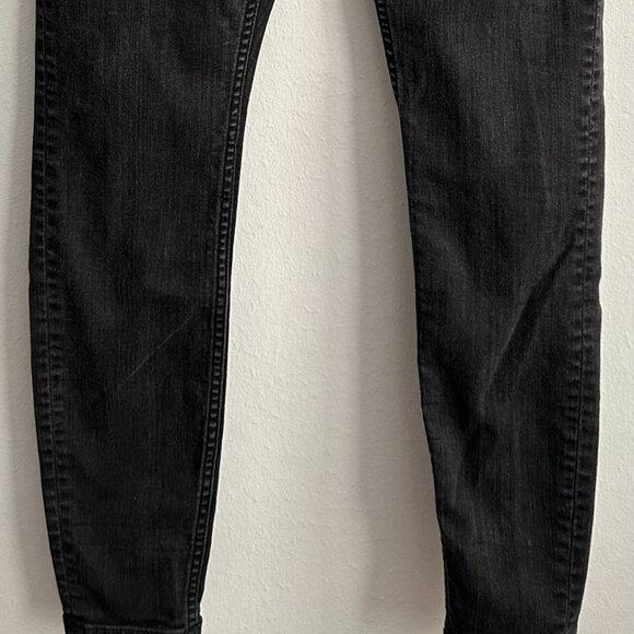 ASOS Washed Black Skinny Jeans Size 30/34 - Picture 3 of 6